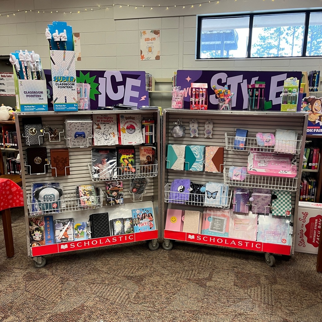 The Book Fair is at LMS until Friday! Come shop and support our school.