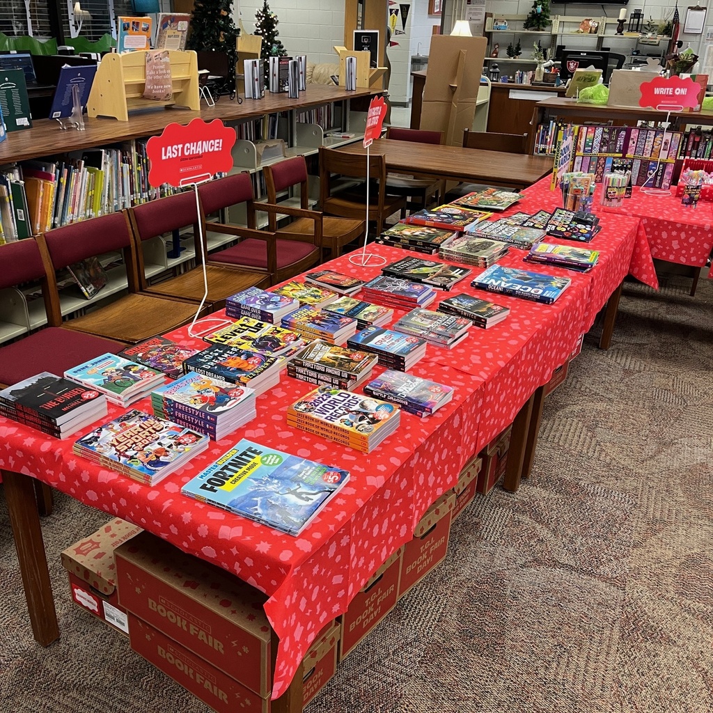 The Book Fair is at LMS until Friday! Come shop and support our school.