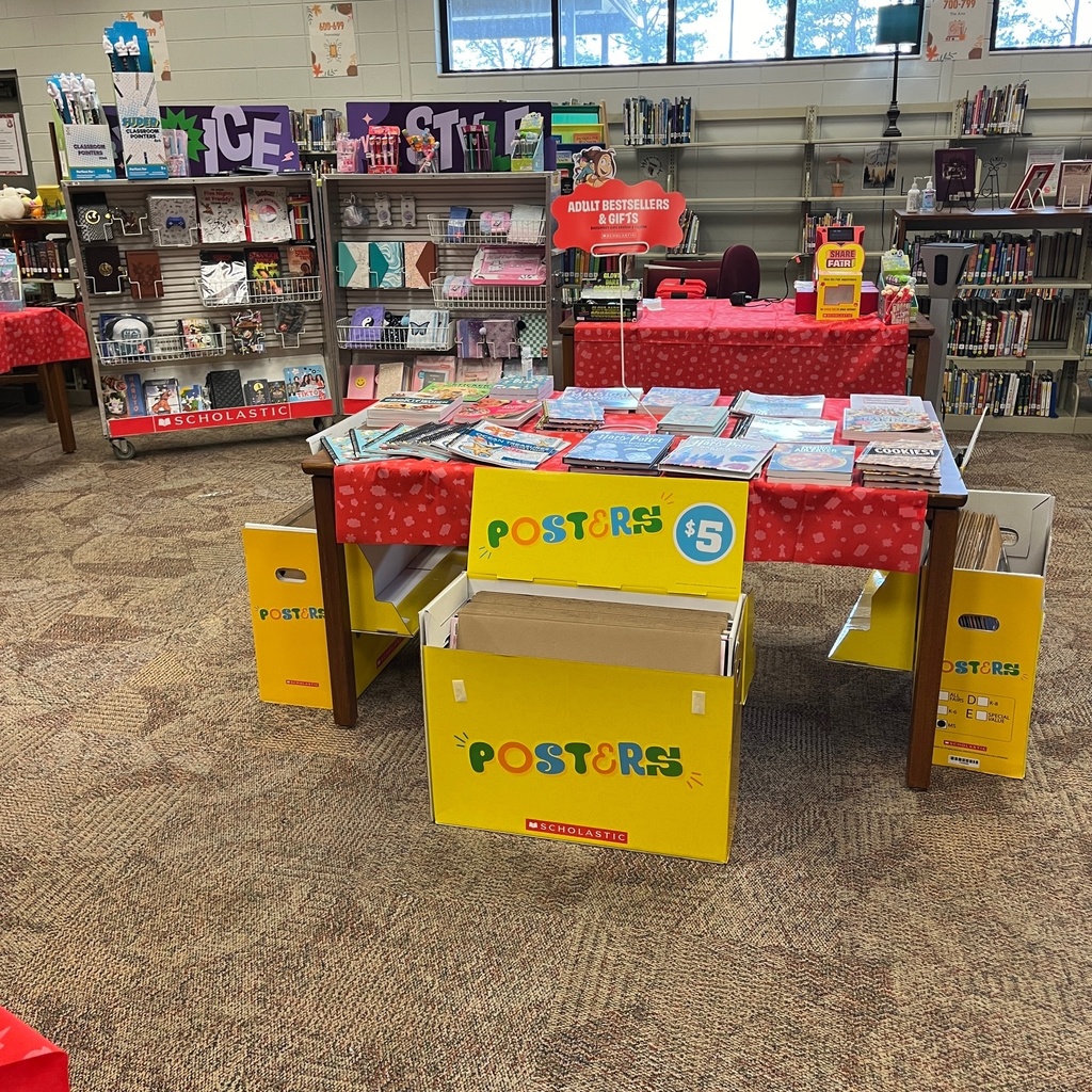 The Book Fair is at LMS until Friday! Come shop and support our school.