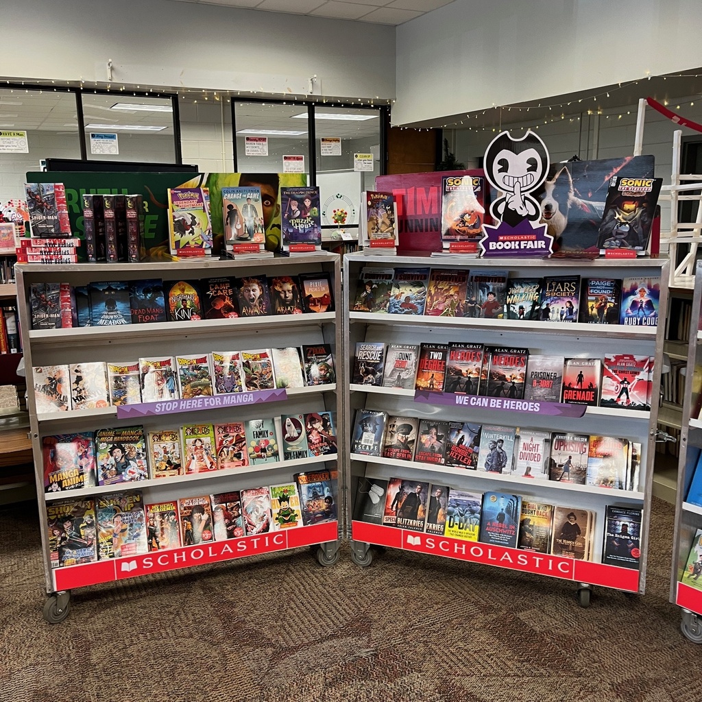 The Book Fair is at LMS until Friday! Come shop and support our school.