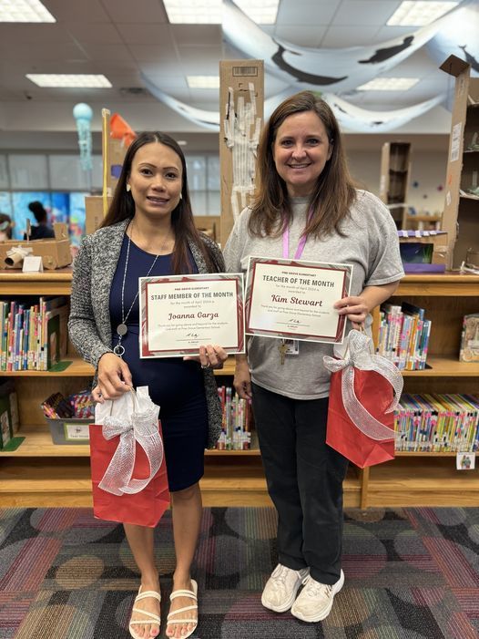 staff & teacher of the month