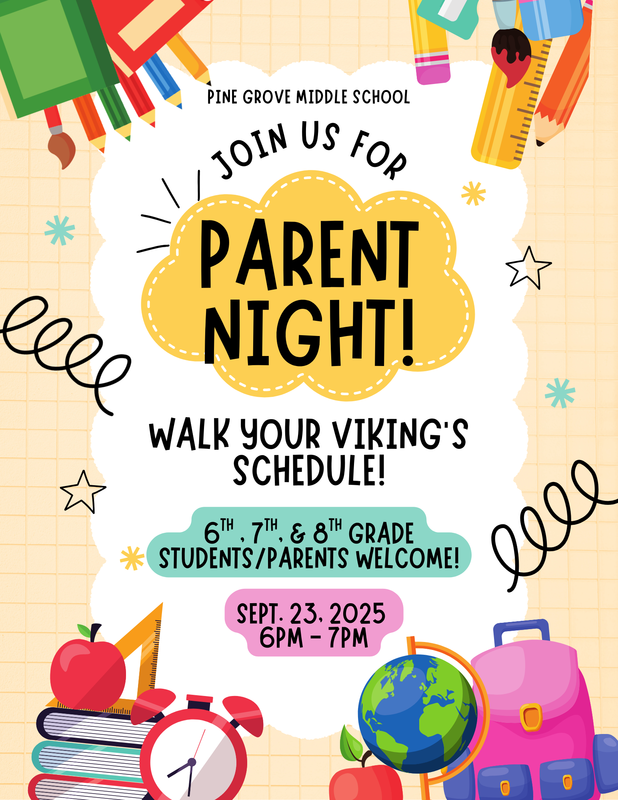 parent night flyer
