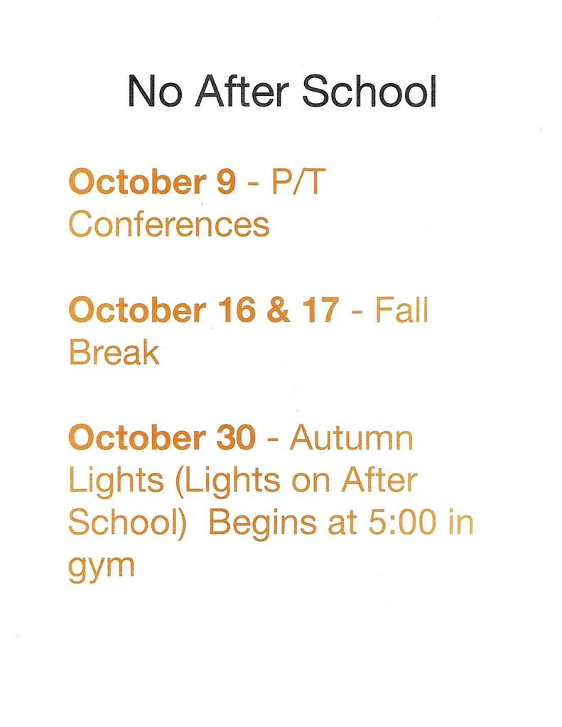 After-School Info.