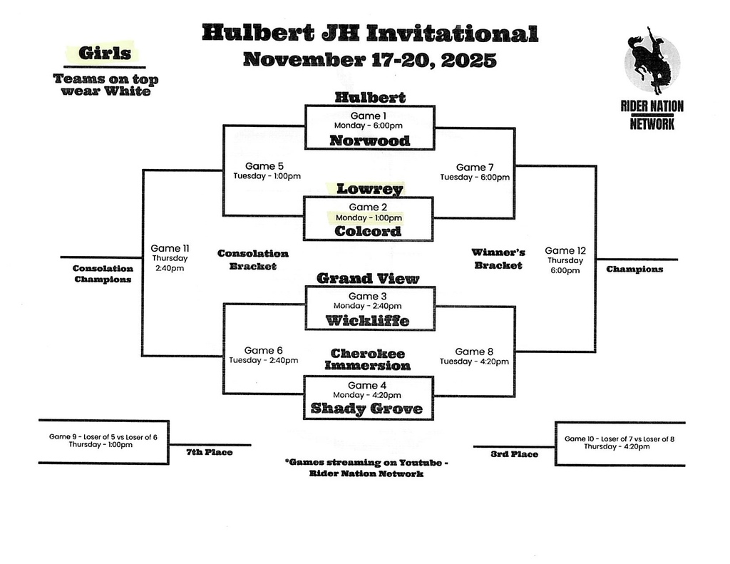 Hulbert Girls Bracket