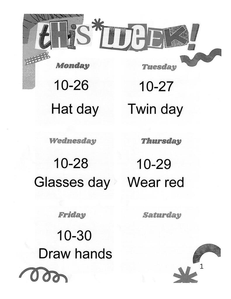 Red Ribbon Week Oct 26-30, 2026