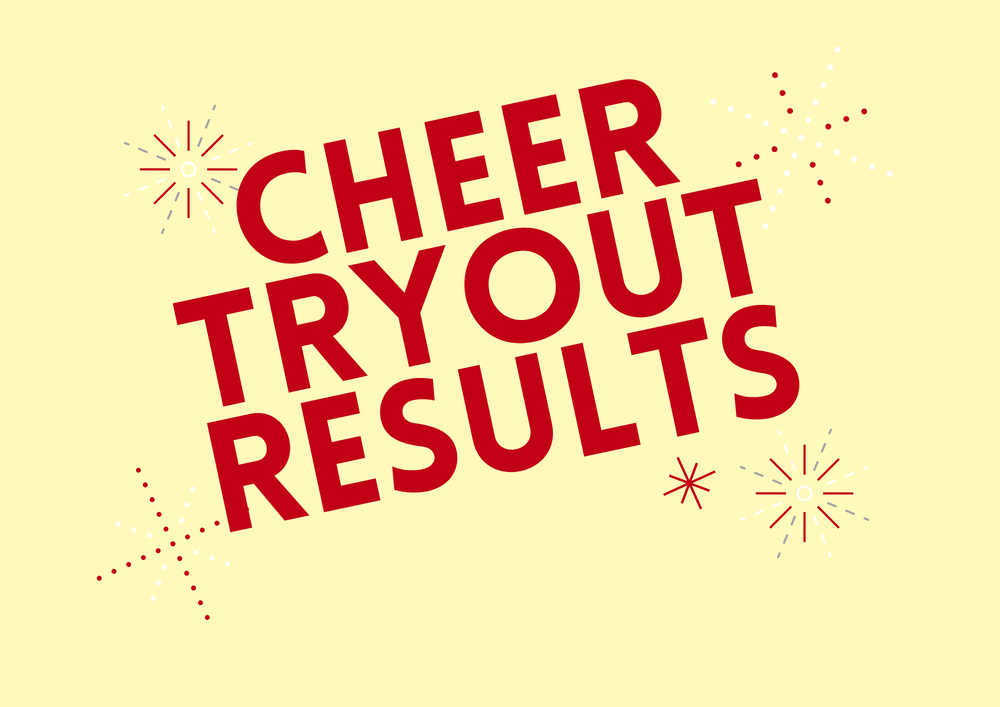 Cheer tryout results