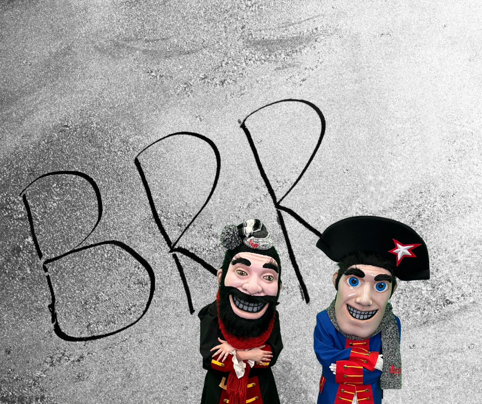 Winter Weather Pete the Pirate and Paul the Patriot