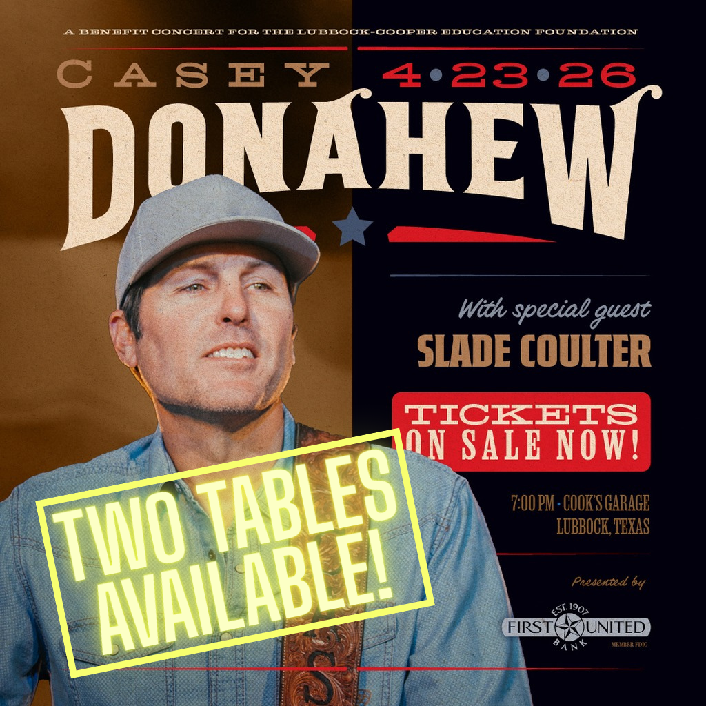Casey Donahew - Two Tables Remaining