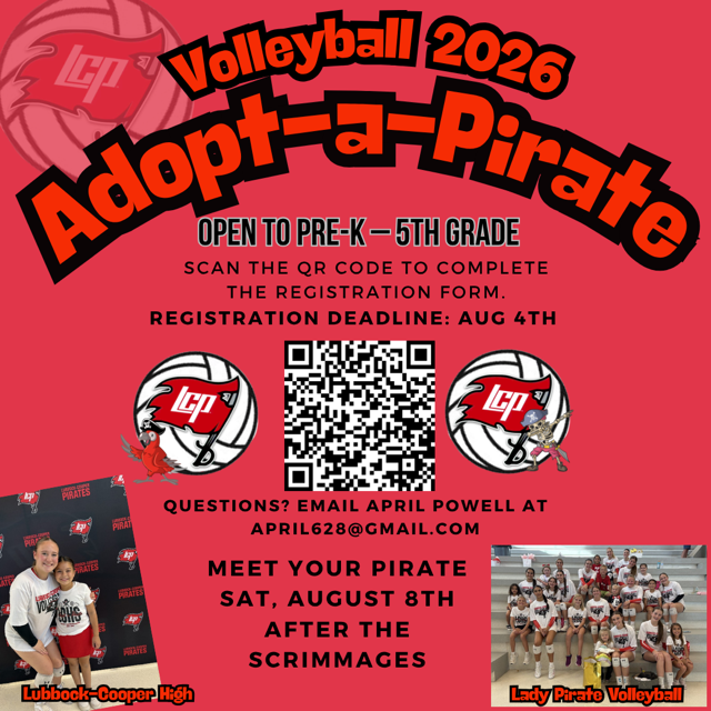 adopt-a-pirate volleyball player