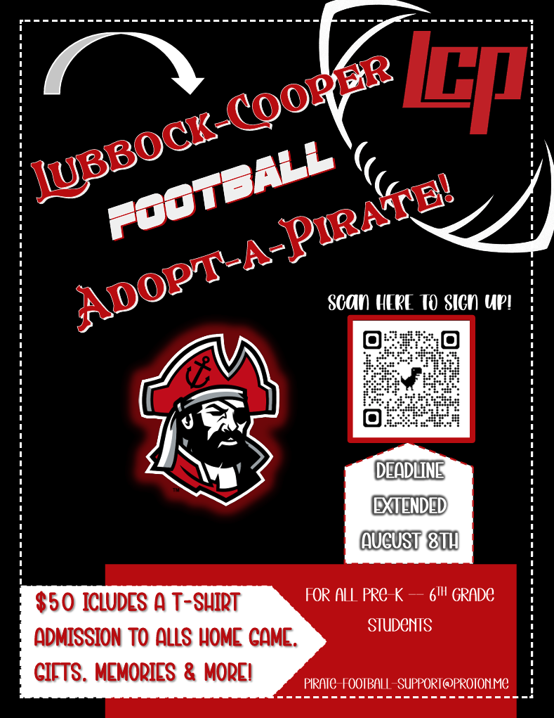 adopt a pirate football player