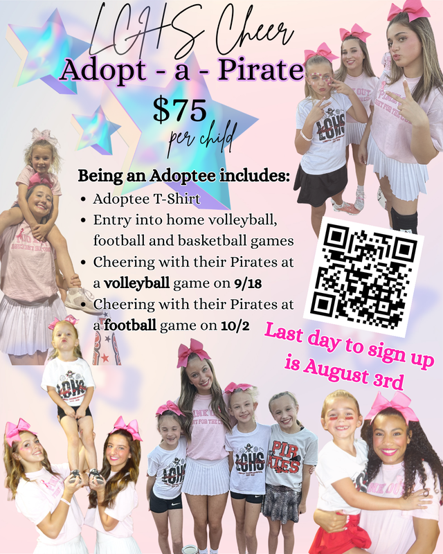 LCHS Cheer Adpot-A-Pirate