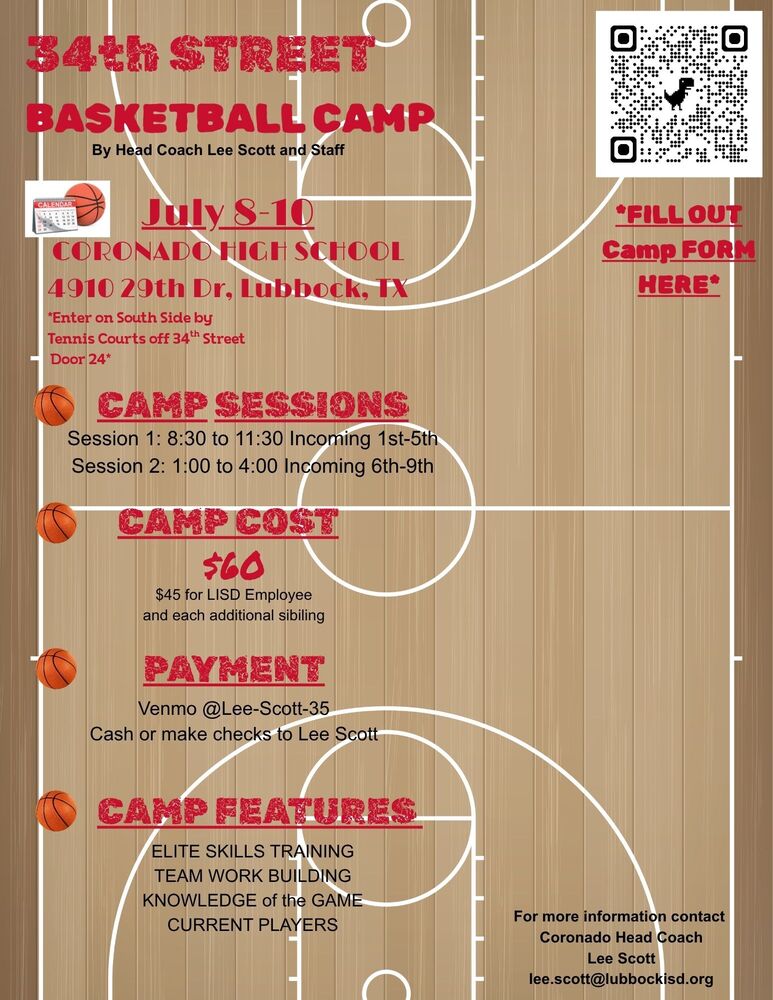 34th ST. Basketball Camp
