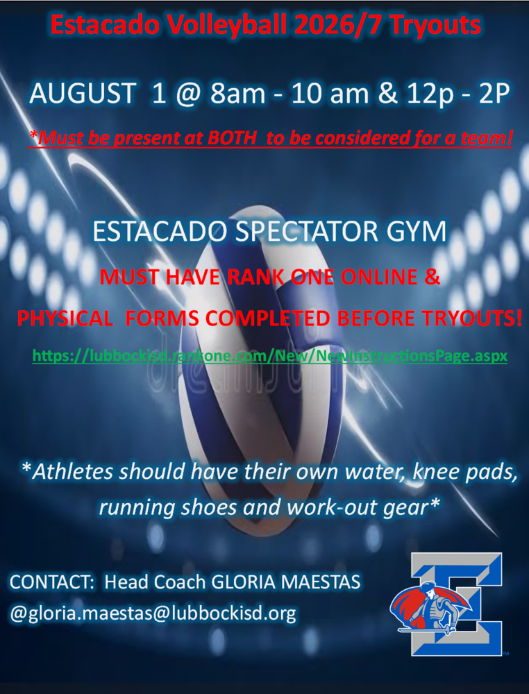 EHS 2026 Volleyball Tryouts