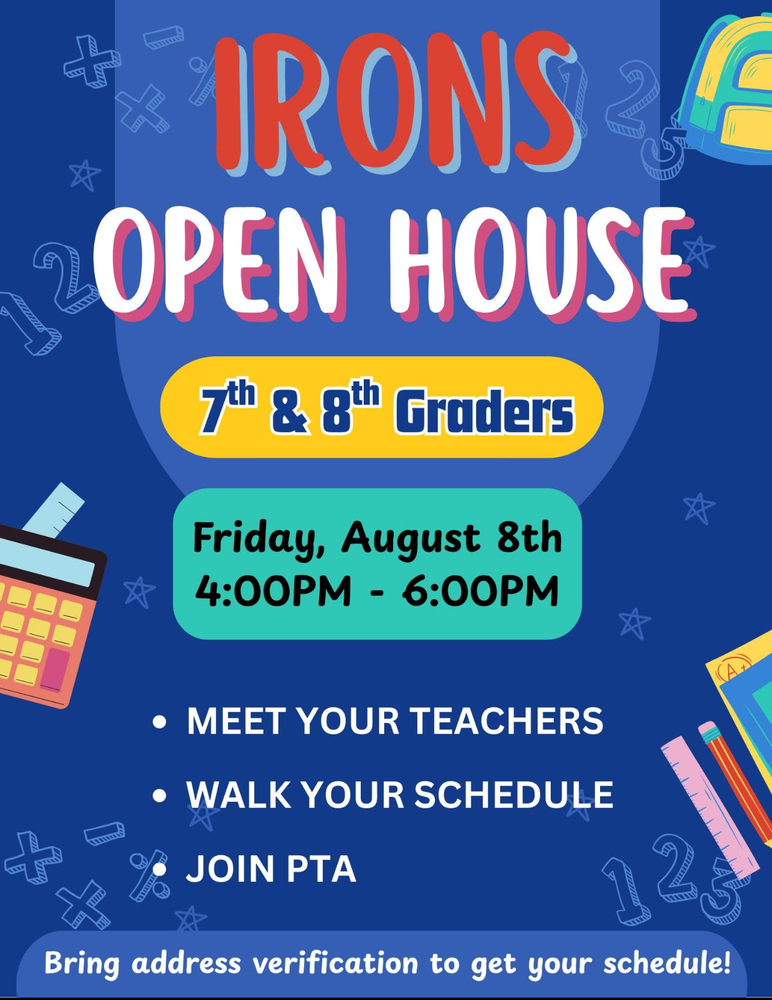 7th & 8th Grade Open House