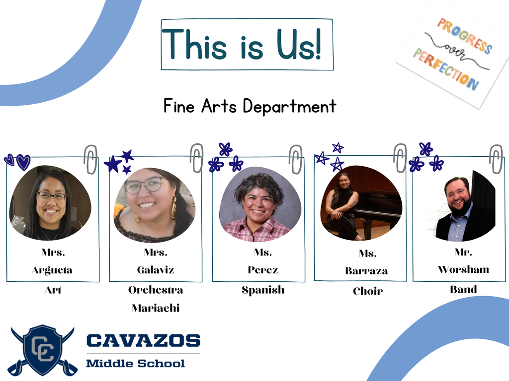 Cavazos Fine arts Team