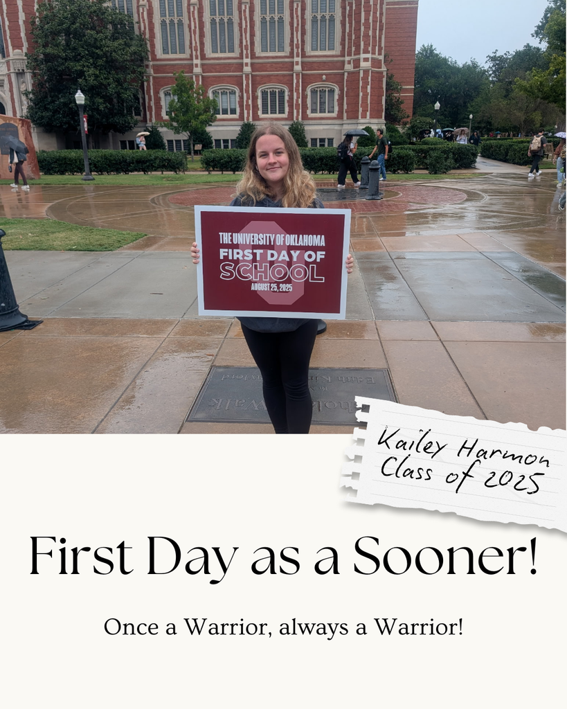 Kailey Harmon first day as a sooner