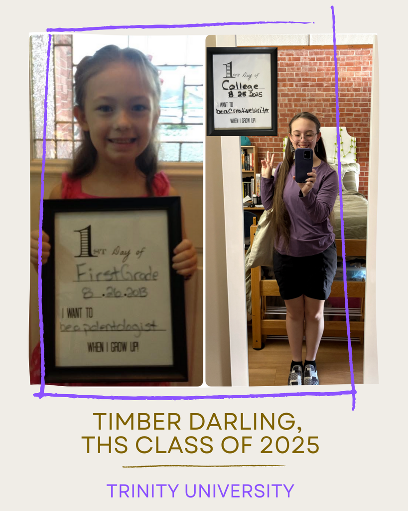 Timber Darling 1st grade and Trinity University photo