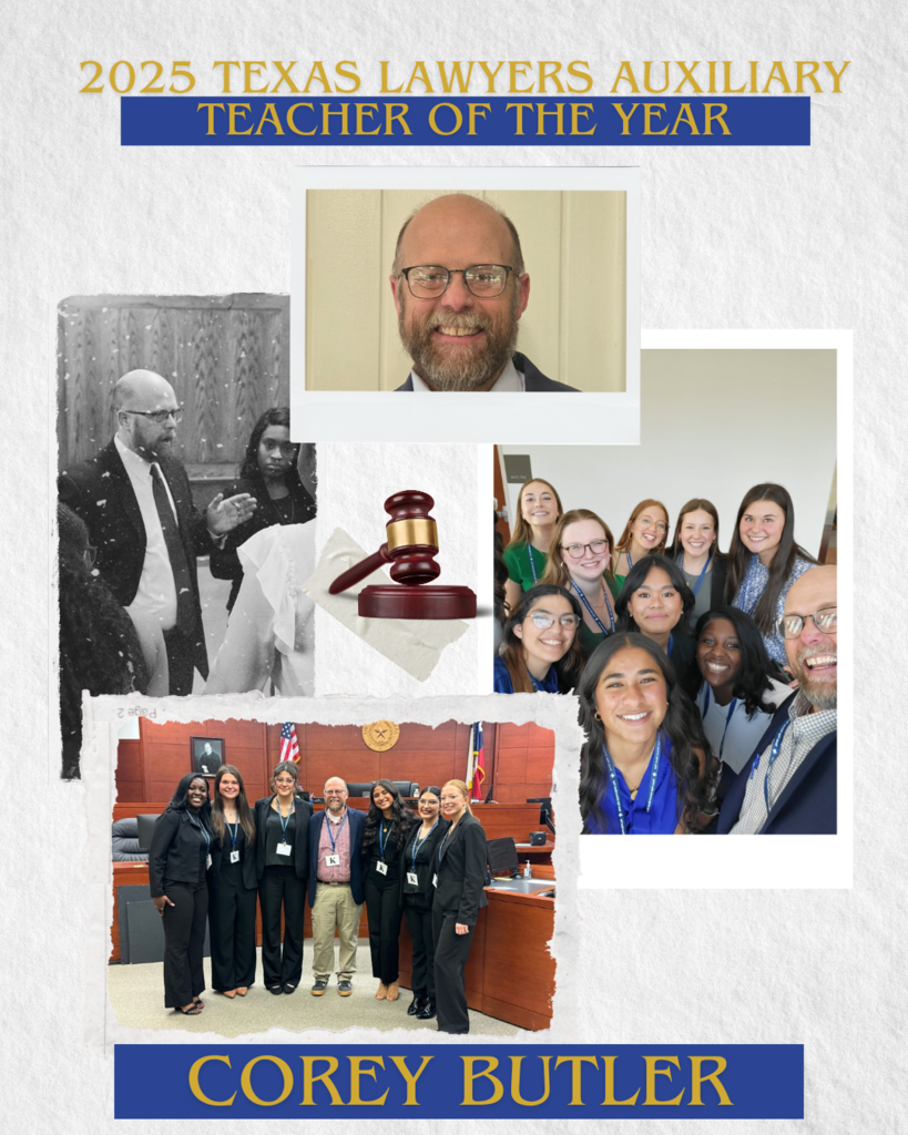 Teacher of the year Corey Butler