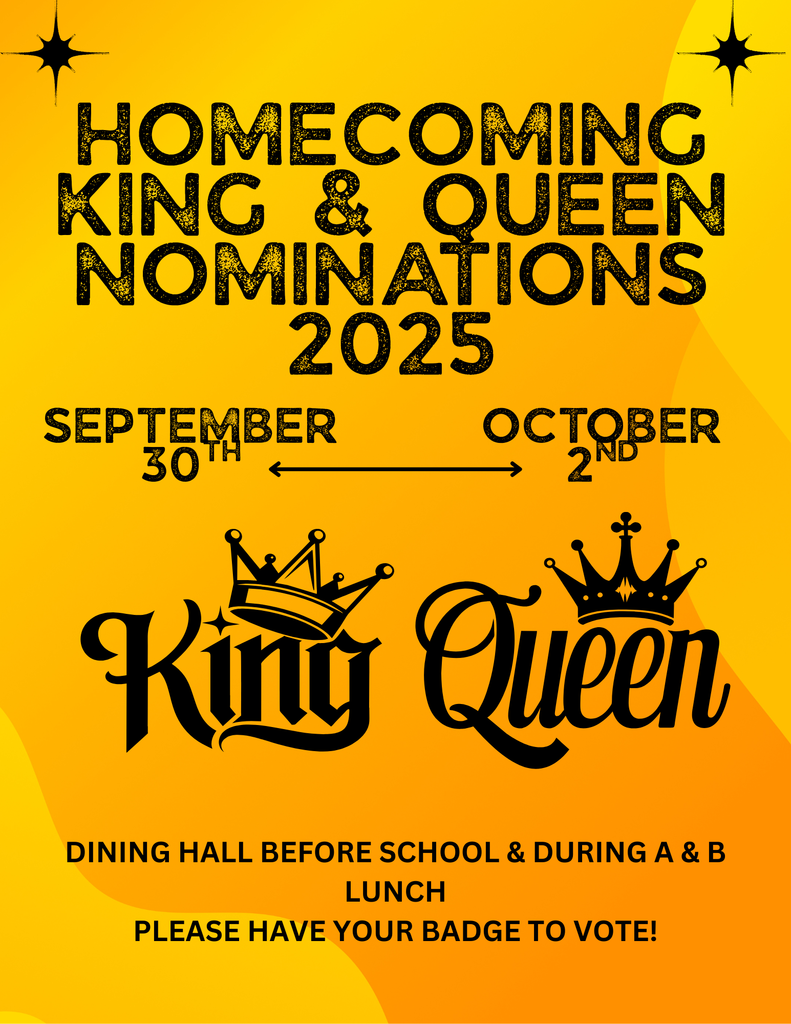 HOCO King and Queen Voting Poster