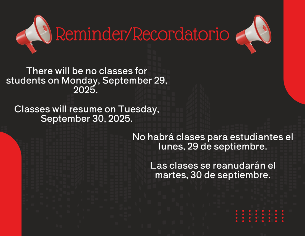 Reminder/recordatorio