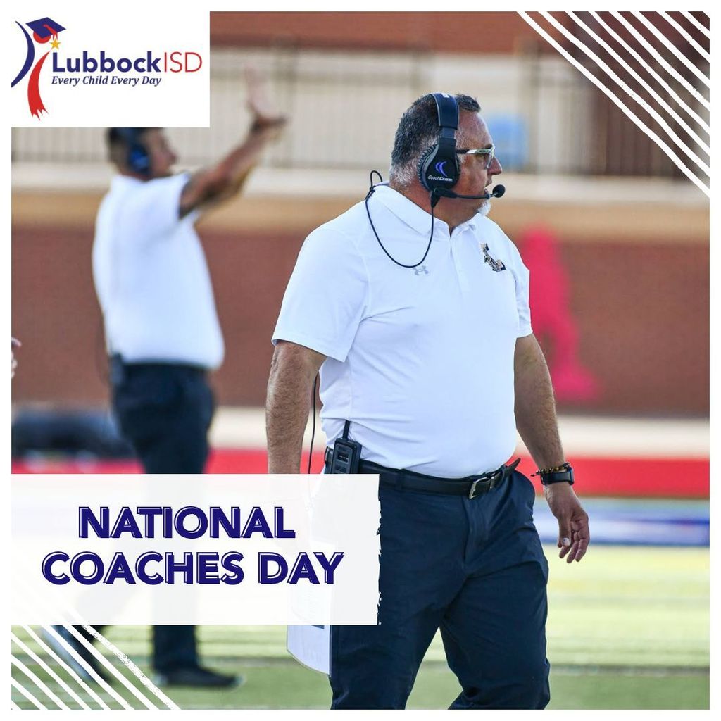 national coaches day coach in white shirt