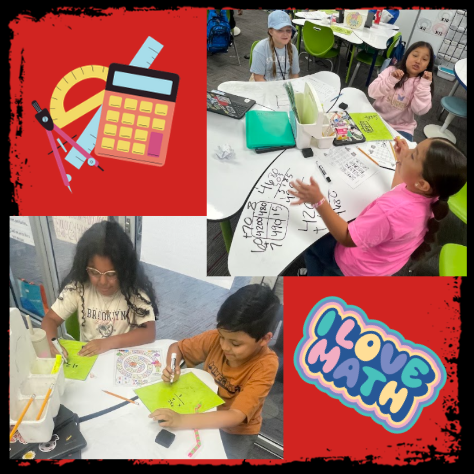 4th graders working in the classroom