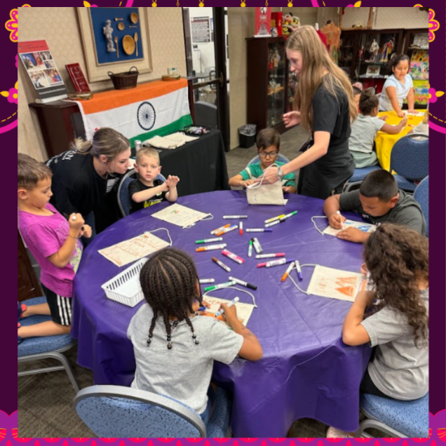 first grade field trip to Texas Tech International Cultural Center