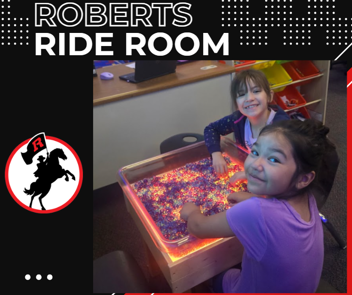 students utilizing the Ride Room for Positive Behavior