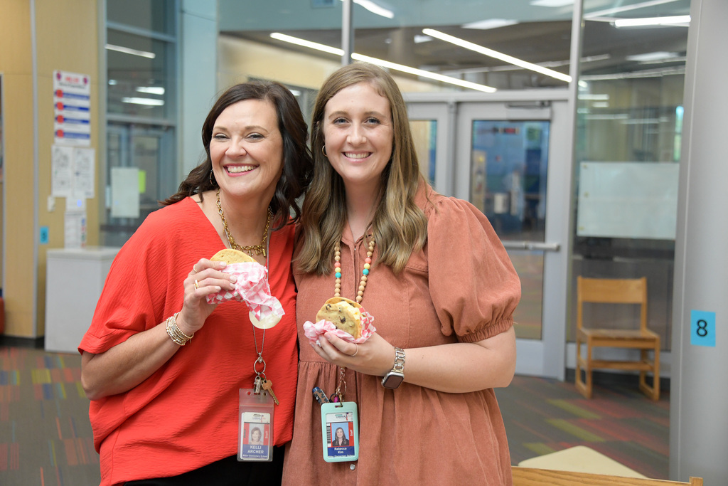 staff with ice cream