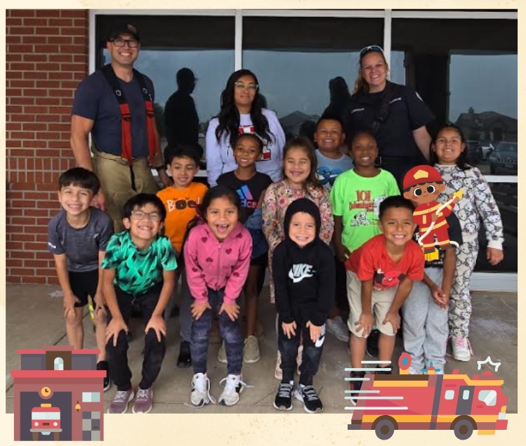 1st grade fire truck visit