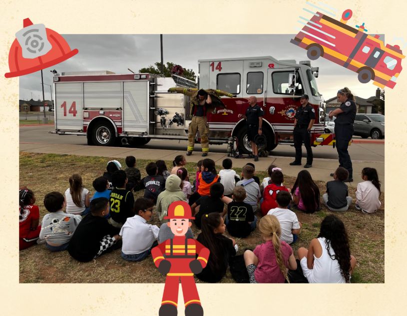 1st grade fire truck visit