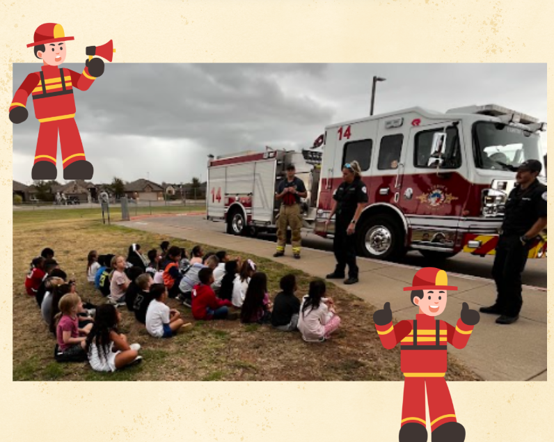 1st grade fire truck visit