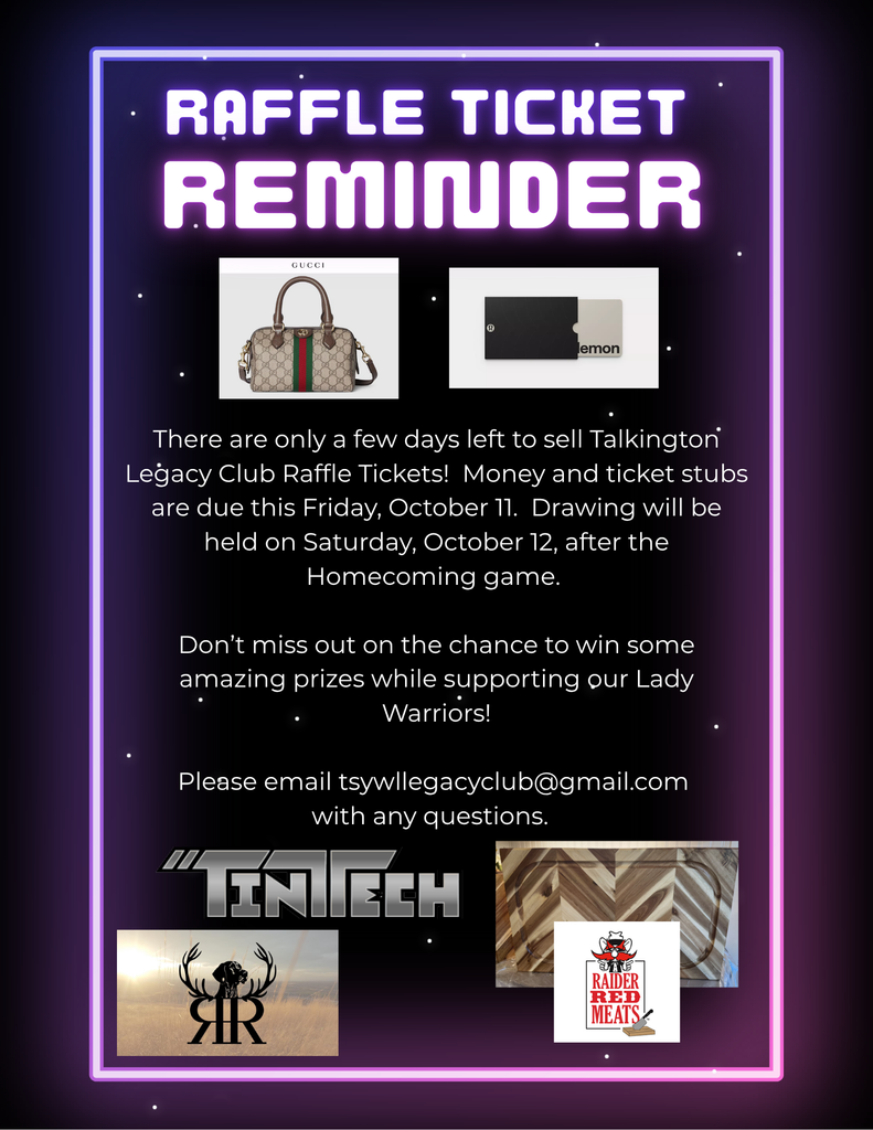 raffle tickets prizes