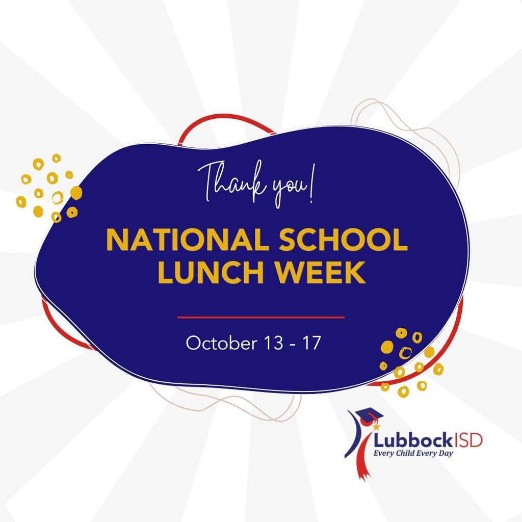 national school lunch week october 13-17