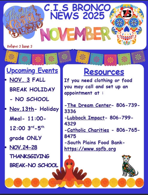 CIS November Newsletter in English