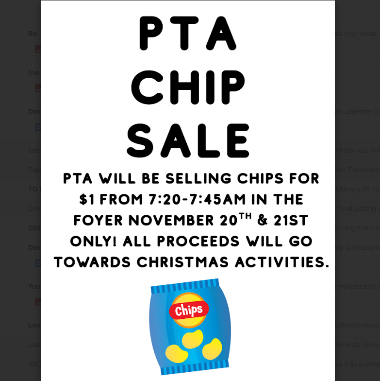 PTA Chip Sale