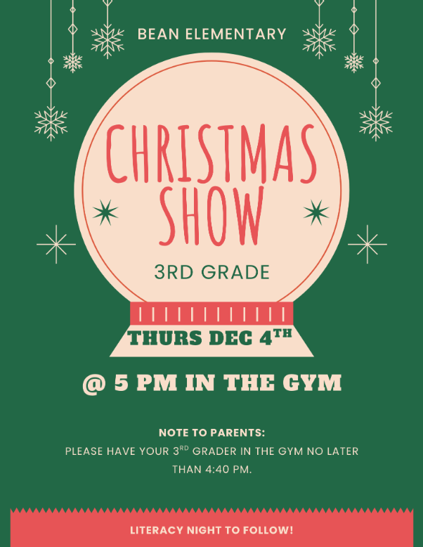 December 3rd grade performance