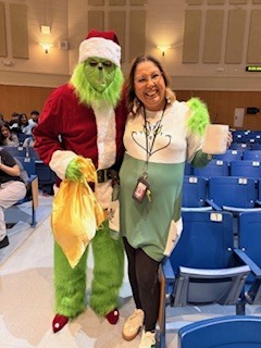 Mrs. Vasquez and Grinch 