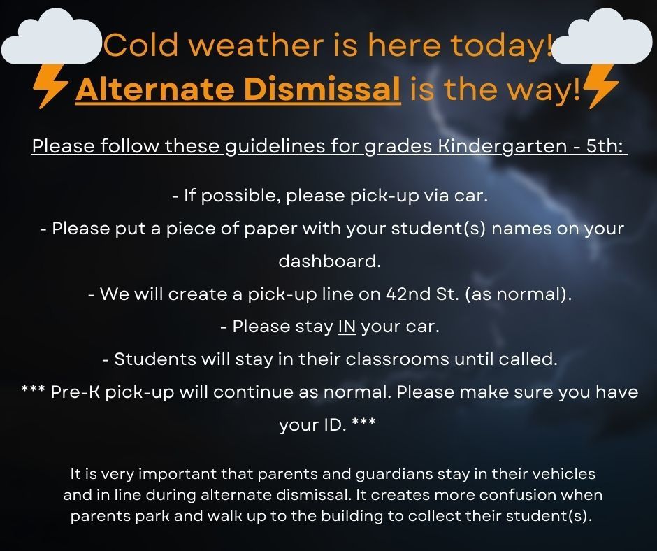 cold weather dismissal