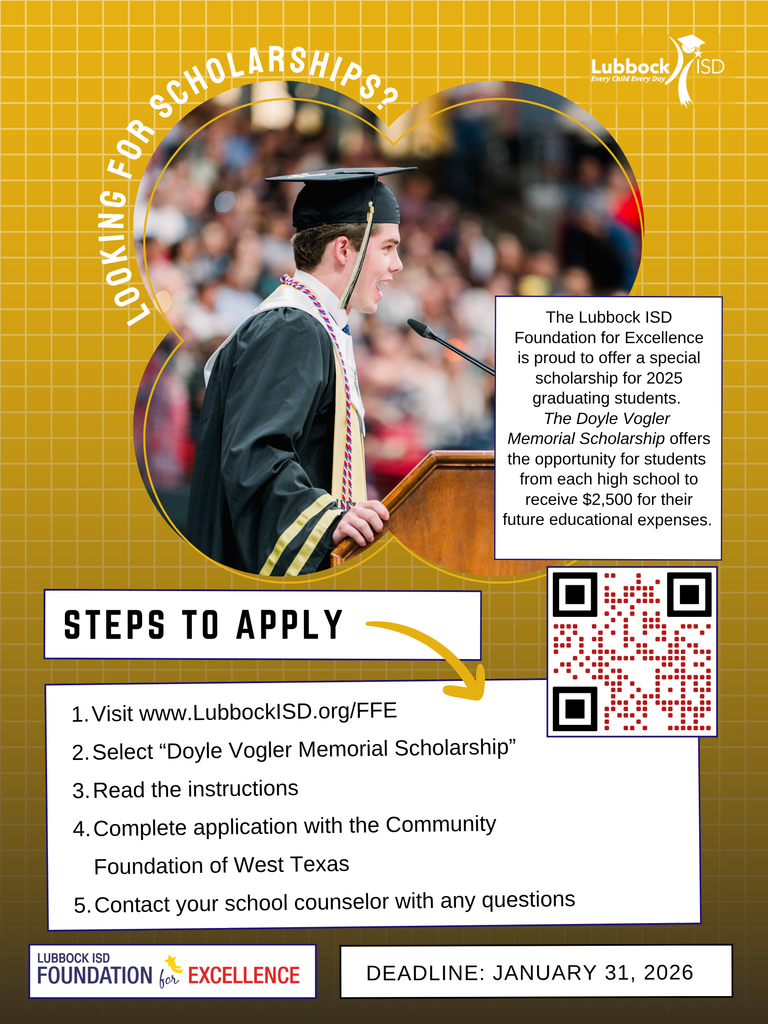 Vogler Scholarship Flier