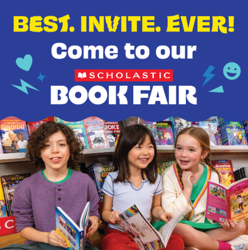 Scholastic Book Fair March 2nd-6th, 2026