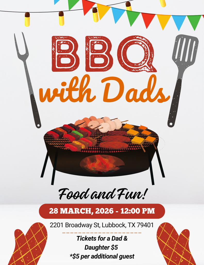 BBQ with dads March 28 at 2201 Broadway; $5 per ticket