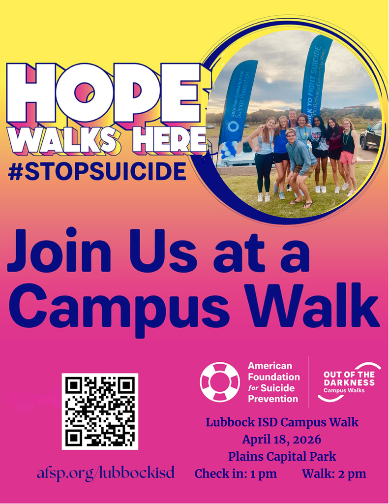 Stop suicide walk flier