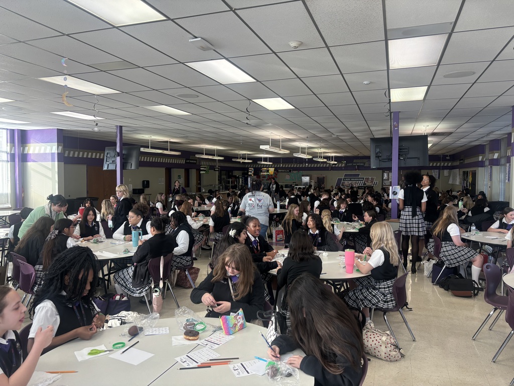 students working on the bingo get-to-know-you project