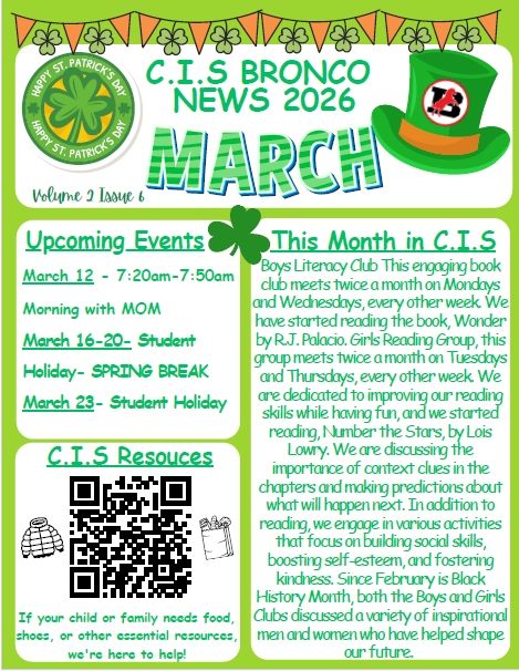 March CIS information
