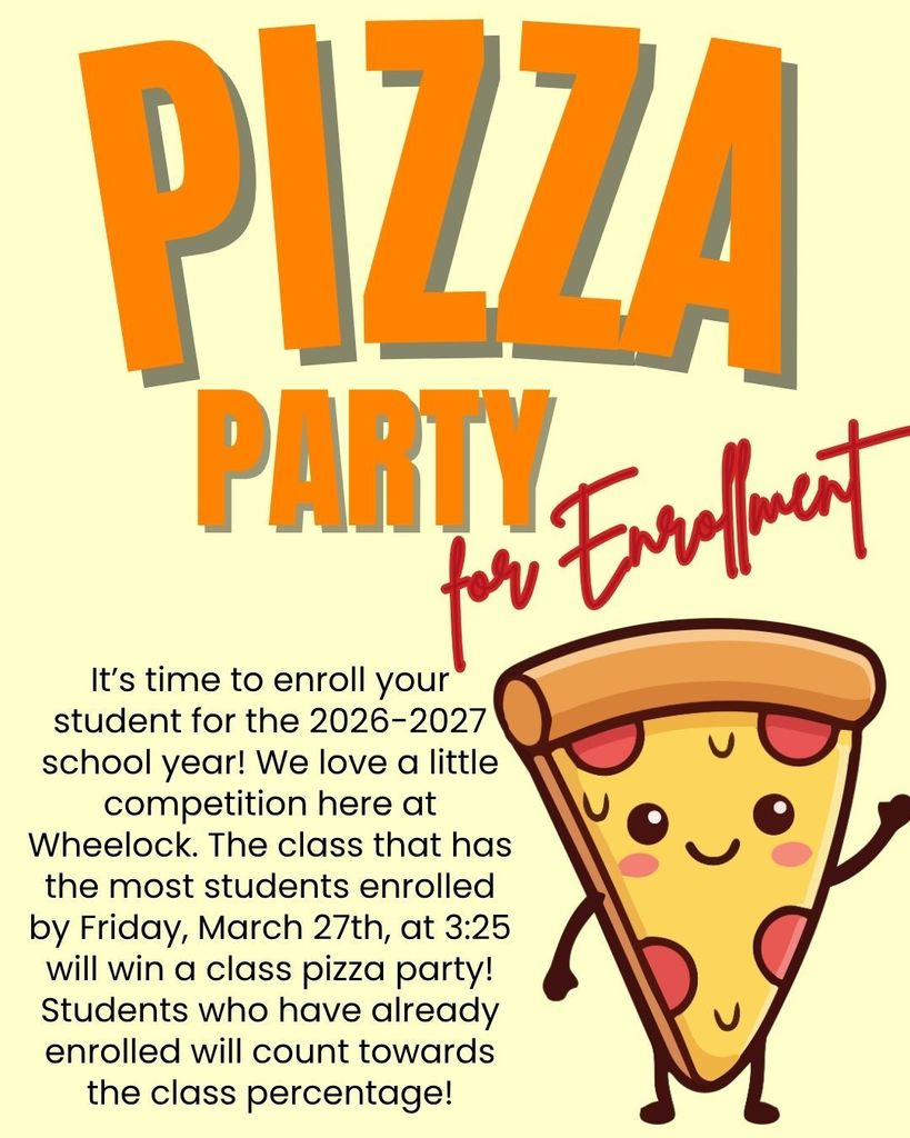 enrollment pizza party