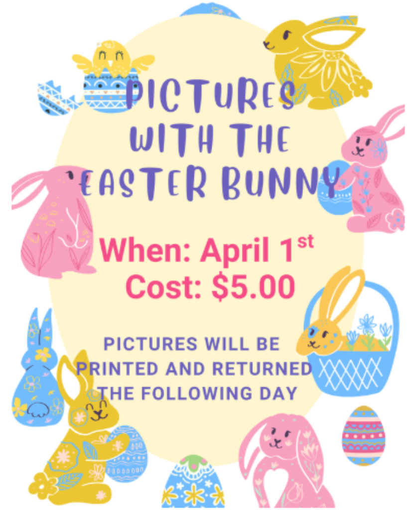 Pictures with the Easter Bunny