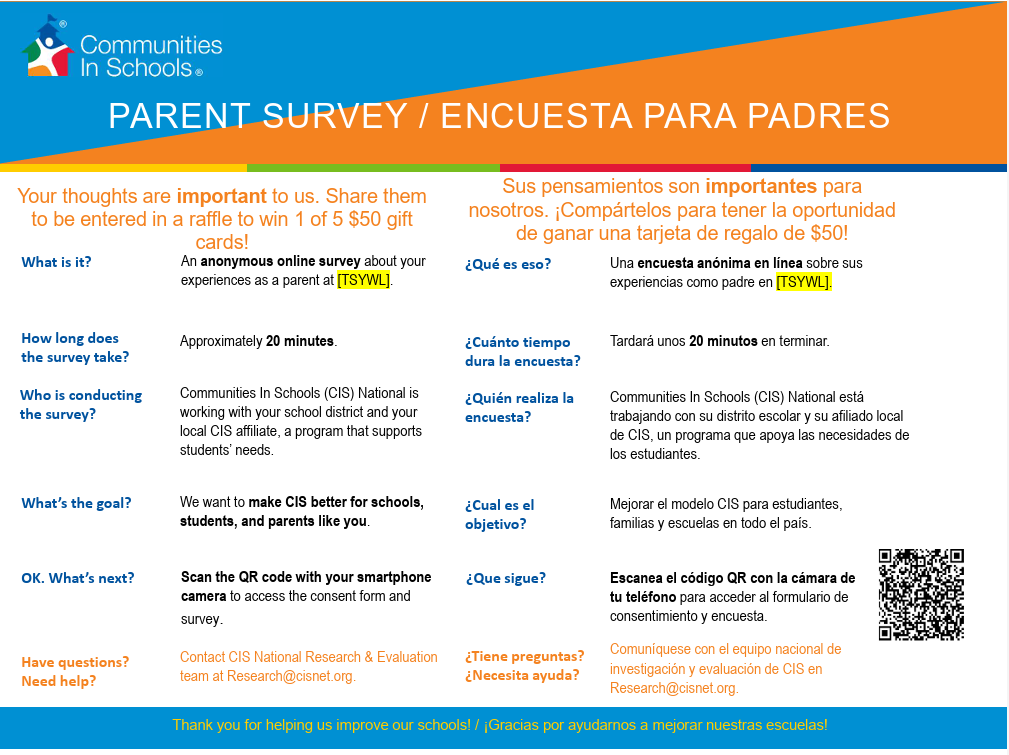 CIS parent survey