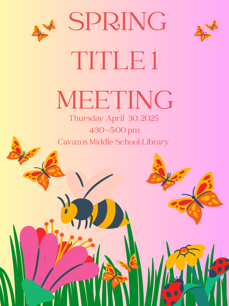 Spring Title One Meeting 