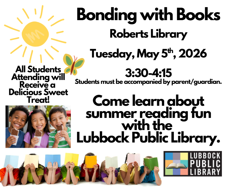 Bonding with Books Summer Reading Flyer